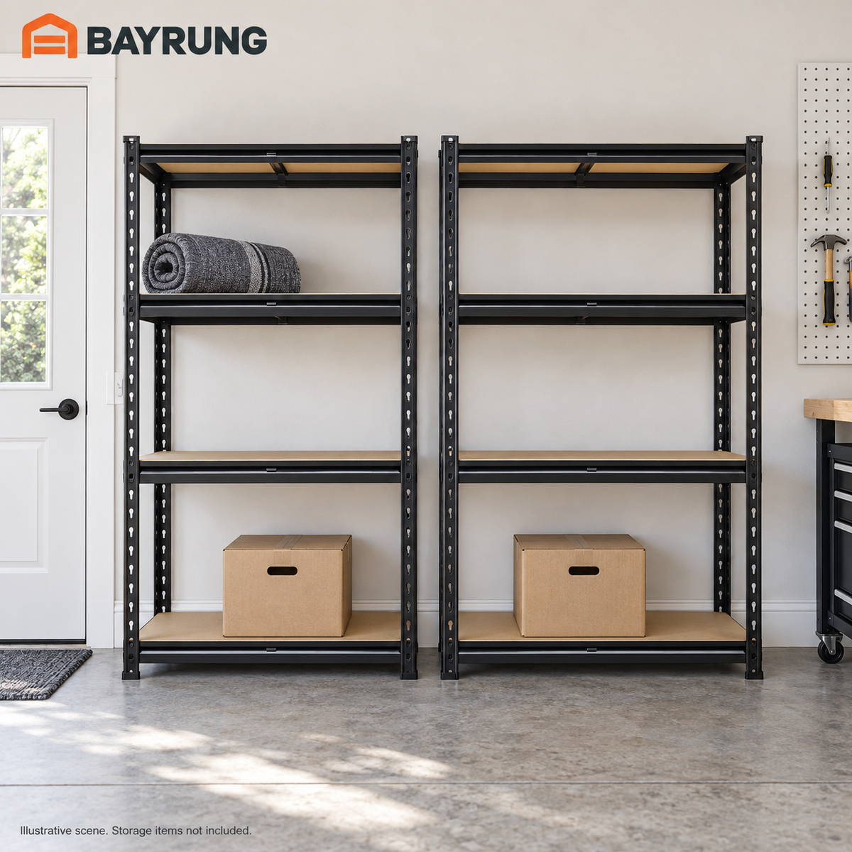 Heavy Duty Adjustable Storage Shelves