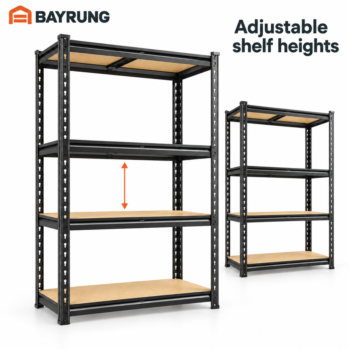 Heavy Duty Adjustable Storage Shelves